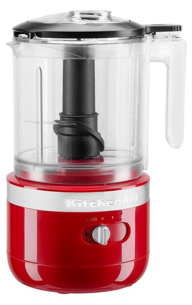 Πολυκόπτης Multi KitchenAid 5KFCB519EER, 12 V, 1,18 L, 3500 rpm/min, 2 ταχύτητες + Pulse, BPA Free, κόκκινο