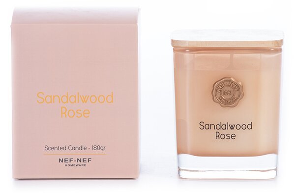 Αρωματικο Κερι Sandalwood Rose 180Gr Nef-Nef Homeware