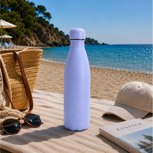 Μπουκάλι Θερμός Original Chilly's με χωρητικότητα 500ml και διατήρηση θερμοκρασίας 12h ζεστό / 24h κρύο - All Bluebell