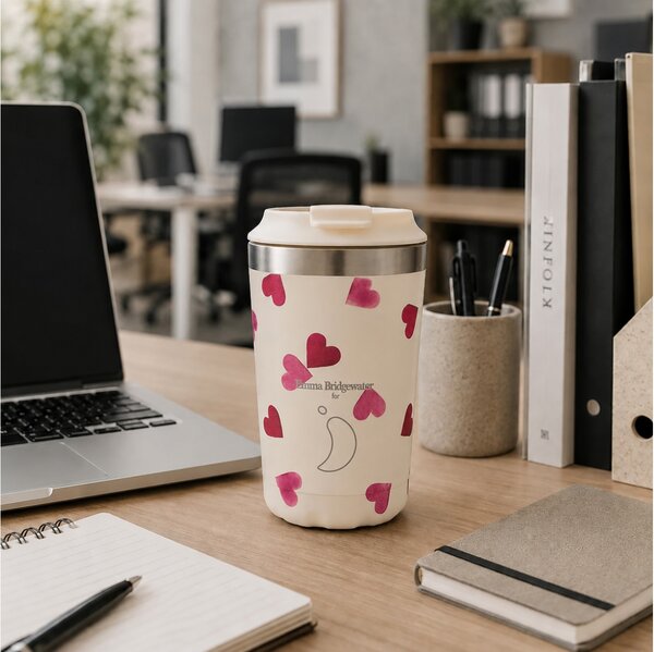 Ποτήρι Θερμός Original Emma Bridgewater Chilly's με χωρητικότητα 340ml και διατήρηση θερμοκρασίας 6h ζεστό - Hearts