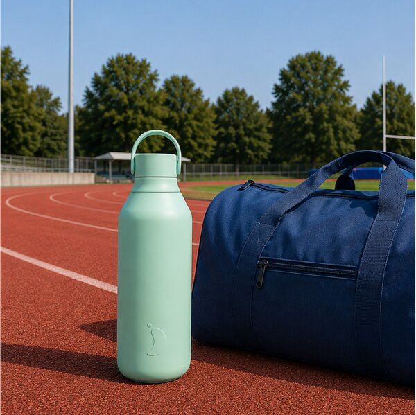Μπουκάλι Θερμός Series 3 Chilly's με χωρητικότητα 500ml και διατήρηση θερμοκρασίας 14h ζεστό / 36h κρύο - Opal Green