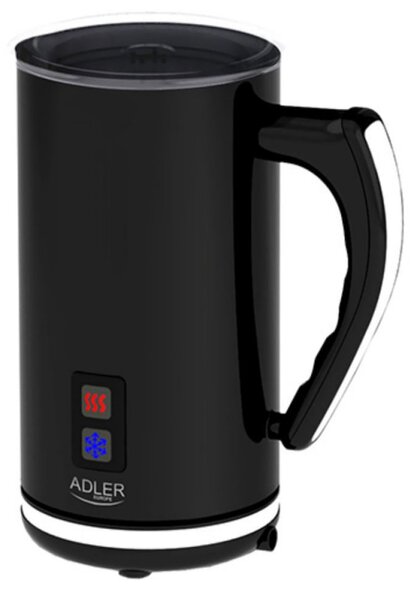 Συσκευή για Αφρόγαλα Adler AD 4478, 500W, 240 ml, Αντικολλητική επίστρωση, Προστασία STRIX, Μαύρο