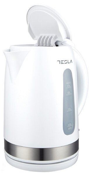 Βραστήρας Tesla KT200WX, 2200W, 1.7 Lt, Ανοξείδωτη καλυμμένη αντίσταση, Έλεγχος STRIX, Ενδεικτική λυχνία, Λευκό-Inox