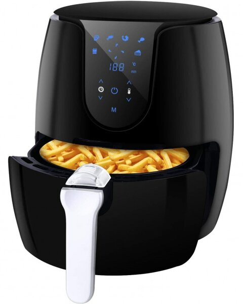 Φριτέζες αέρος AirFryer VPCOK LQ-2507B, 1500W, 3,5 L, Χρονοδιακόπτης, 80-200 C, Μαύρο