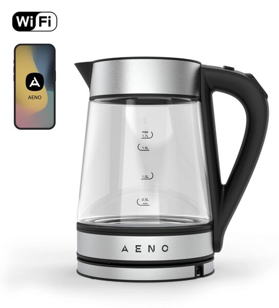 Βραστήρας AENO AEK0001S, 2200W, 1700 l, Γυάλινος, Wi-Fi, Strix, Μαύρο