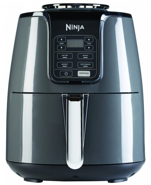 Φριτέζα ζεστού αέρα NINJA AF100EU, 1550W, 3,8L, Χωρίς BPA, Πολυλειτουργική, Μαύρο και Ασημί