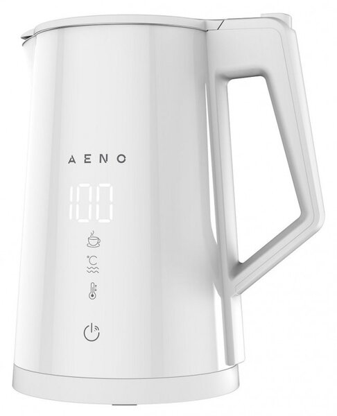 Ηλεκτρικός βραστήρας AENO AEK0008S, 1,7L, WiFi, προστασία STRIX, Οθόνη LED, Οθόνη αφής, Λευκό