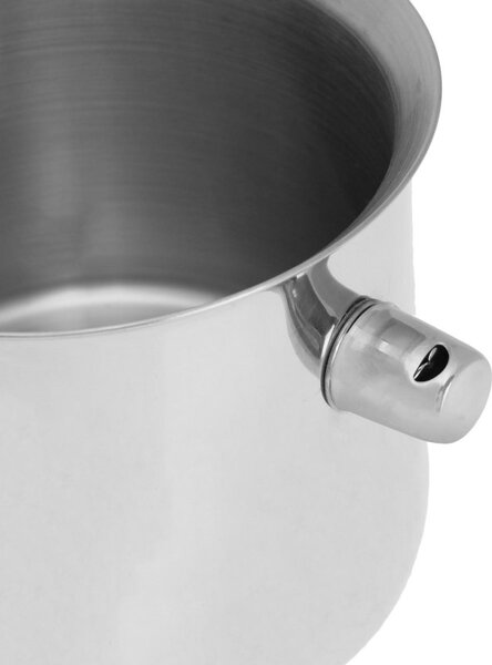 Γαλακτομηχανή Kinghoff KH 3109, Whistling, 1,5L, 15 cm, Inox