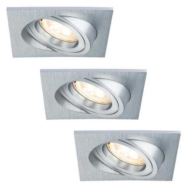 Paulmann 92619 - ΣΕΤ 3x Κρεμαστό φως οροφής LED PREMIUM LINE 3xGU10-LED/4W/230V