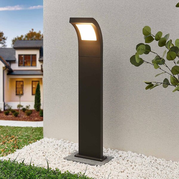 Arcchio Προβολέας LED Advik, 100 cm, ανθρακί, μεταλλικό, IP65, Μαύρο, Αλουμίνιο, σύγχρονο
