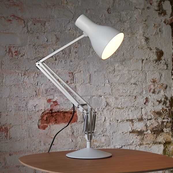 Anglepoise Τύπος 75 επιτραπέζιο φωτιστικό αλπικό λευκό, Λευκό, Μελέτη / Γραφείο, Μέταλλο, Βιομηχανικός σχεδιασμός