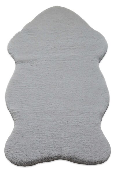Γούνινο Χαλί Διαδρόμου (80x120) New Plan Puffy FC6 Light Grey