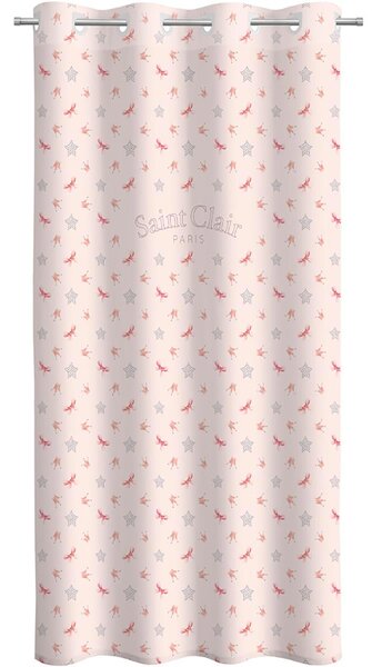 Παιδική Κουρτίνα (160x240) Με Τρουκς Saint Clair Rosie Pinky