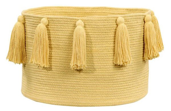 Καλάθι Αποθήκευσης (Φ45x30) Lorena Canals Tassels Yellow