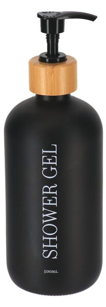 Dispenser Για Αφρόλουτρο 500ml (Φ7.5x21.5) T-D Matt Black 62182103