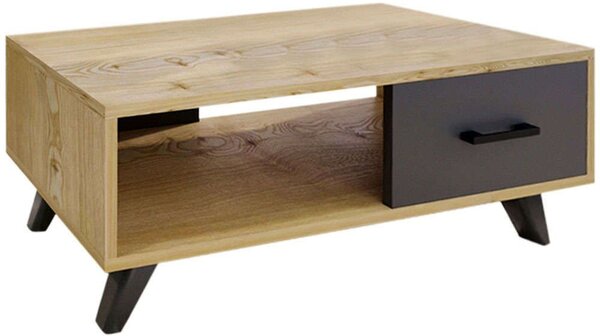 Τραπέζι Σαλονιού Gilbert 0226153 90x45x35cm Oak-Anthracite