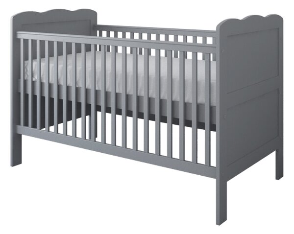 Βρεφικό προεφηβικό Κρεβάτι Alice Grey 70x140cm BC10021 BabyCute