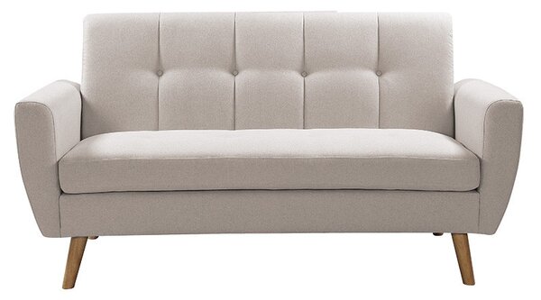 2θέσιος καναπές Decency από ύφασμα μπεζ 149x75x86 cm