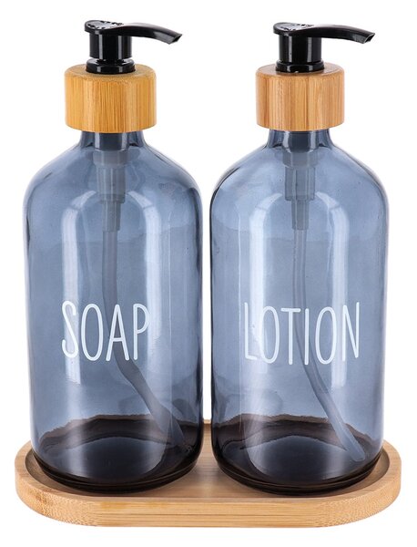 Dispenser Μπάνιου 500ml (Σετ 3τμχ) T-D Accesories Blue 6815110