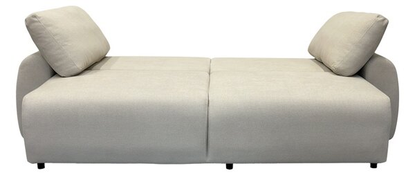 Αναδιπλούμενος καναπές 3 θέσεων Hungie, Μπεζ, 250x92x89 cm