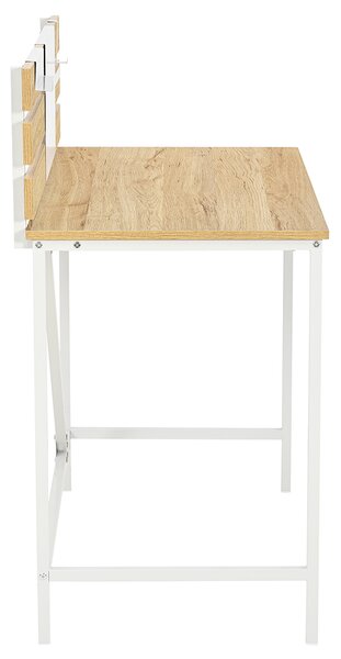 Γραφείο (90x52x99) Spitishop Muse Natural/White