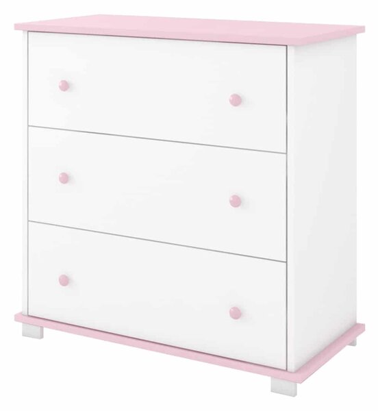 Συρταριέρα με Αλλαξιέρα Classic Pink 83x48x87cm BC20020 BabyCute