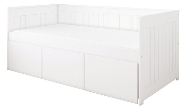 Καναπές Κρεβάτι Homnes με 3 Συρτάρια White 90x200cm BC60017 BabyCute