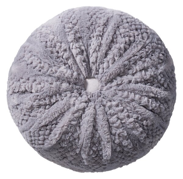 Διακοσμητικό Μαξιλάρι Γούνινο (Φ35) K-M Grey AAE825320