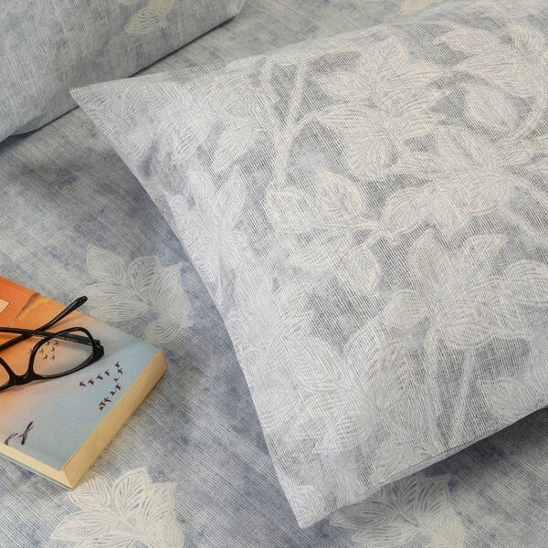 Παπλωματοθήκη Μονή (165x245) 2 Όψεων Melinen Casual Line Paloma Grey