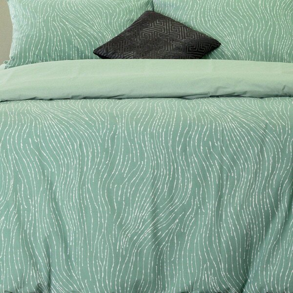 Ζεύγος Μαξιλαροθήκες (50x70) Melinen Casual Line Brooke Aqua