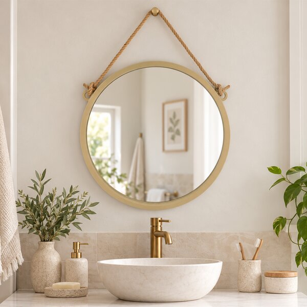 Καθρέφτης Τοίχου (Φ48) T-D Beige 8568161