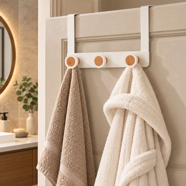 Κρεμάστρα Πόρτας 3 Θέσεων (30x8.3x20) T-D Hook White 9038100