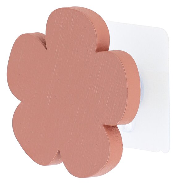 Κρεμαστράκι Αυτοκόλλητο (8x4.6x4.8) T-D Flower Blush 9090153