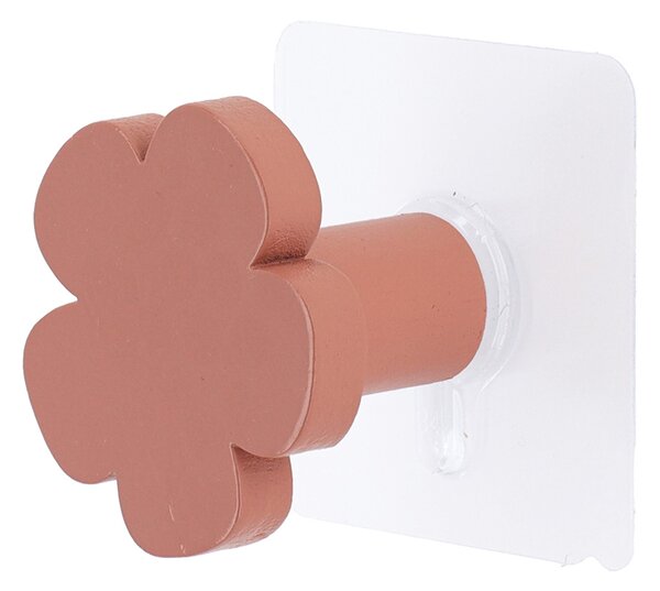 Κρεμαστράκι Αυτοκόλλητο (5x4.2x5) T-D Flower Blush 9089153