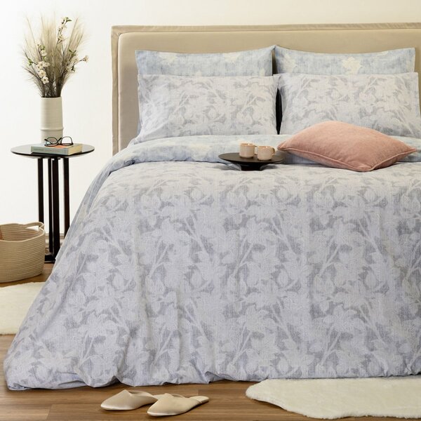 Παπλωματοθήκη Μονή (165x245) 2 Όψεων Melinen Casual Line Paloma Grey