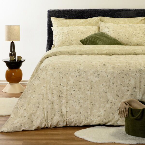 Παπλωματοθήκη Μονή (165x245) 2 Όψεων Melinen Casual Line Demi Beige