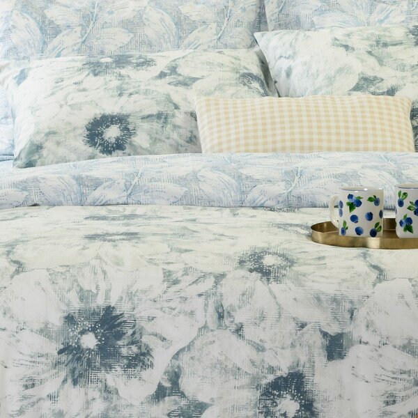 Παπλωματοθήκη Μονή (165x245) 2 Όψεων Melinen Casual Line Lesslie Blue