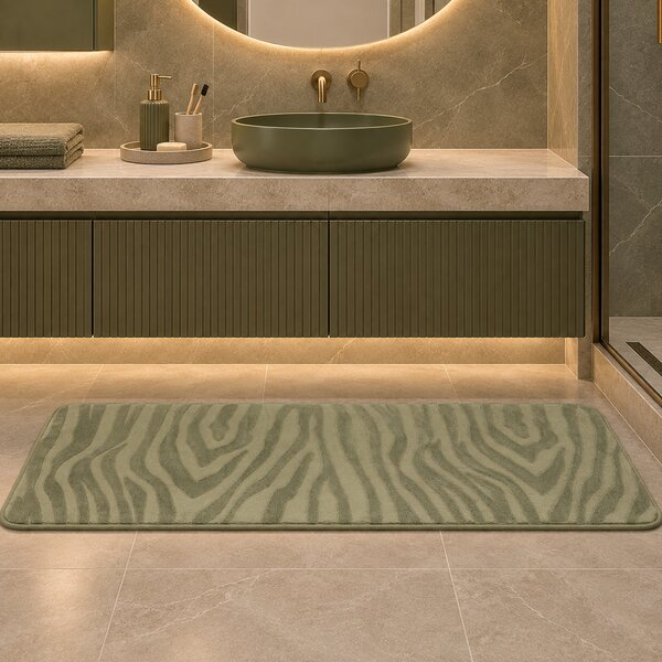 Πατάκι Μπάνιου (45x120) T-D Zebra Green 7762144