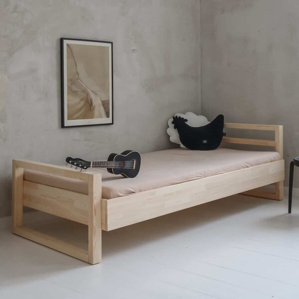 Κρεβάτι Modern Max Natural 120×200cm Luletto (Δώρο 10% έκπτωση στο Στρώμα)