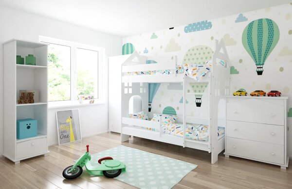 Παιδική Κουκέτα House White 80x180cm BC50022A BabyCute (Δώρο τα Στρώματα)