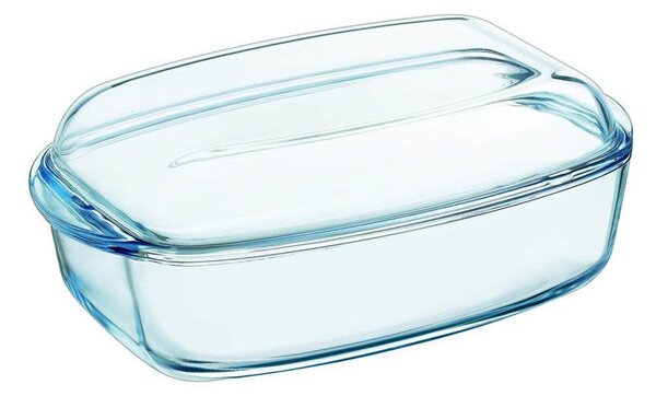 Πυρίμαχο σκεύος Slow Cook Pyrex με καπάκι, χωρητικότητα 4.5lt και διαστάσεις 33x20x14cm