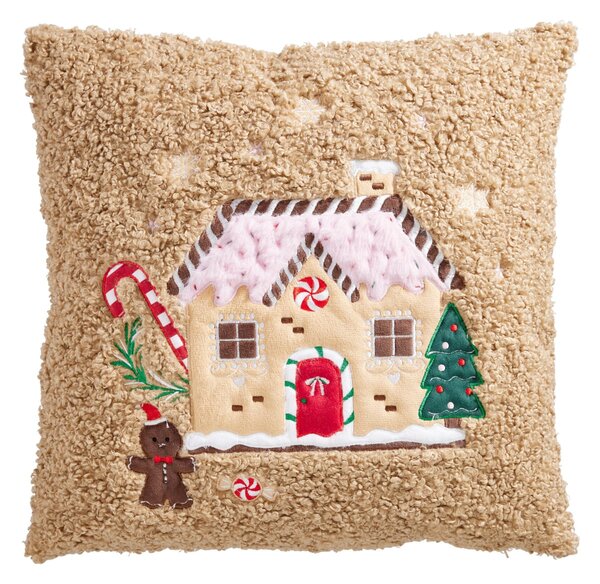 Χριστουγεννιάτικο Μαξιλάρι (45x45) K-M Beige AAE826370