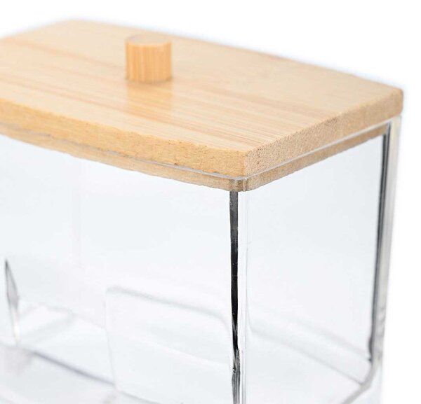 Δοχείο Για Μπατονέτες (9x7.5x7) Homely Bamboo Essentials 02-17644