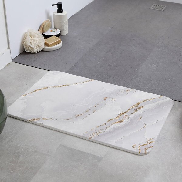 Πατάκι Μπάνιου Διατομίτη (39x60) T-D Marble 7800602