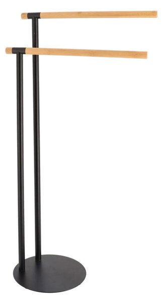 Σταντ Για Πετσέτες (39.5x22x77.5) T-D 96163237 Black/Bamboo