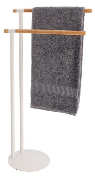 Σταντ Για Πετσέτες (39.5x22x77.5) T-D 96163210 White/Bamboo