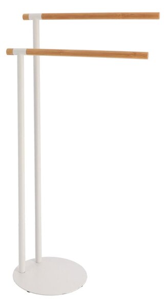 Σταντ Για Πετσέτες (39.5x22x77.5) T-D 96163210 White/Bamboo