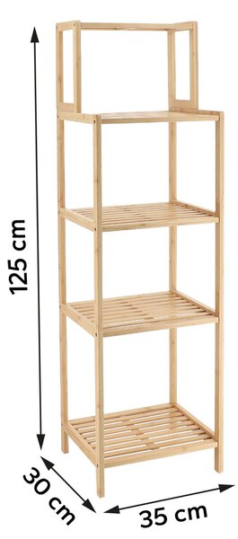 Ραφιέρα Δαπέδου 5 Θέσεων (35x30x125) T-D Bamboo 98228195