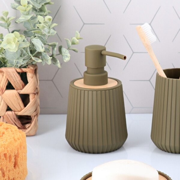 Dispenser Μπάνιου 250ml (Φ8.5x15) T-D Olive Green 621971401