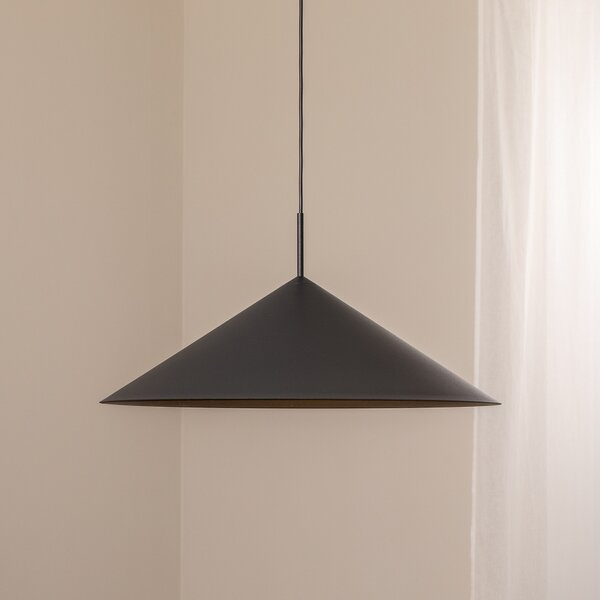 Eko-Light Capital κρεμαστό φωτιστικό, μαύρο, 1-φωτιστικό, Ø 60 cm, GX53, ρυθμιζόμενος, Μαύρο, Σαλόνι / τραπεζαρία, Μέταλλο, σύγχρονο